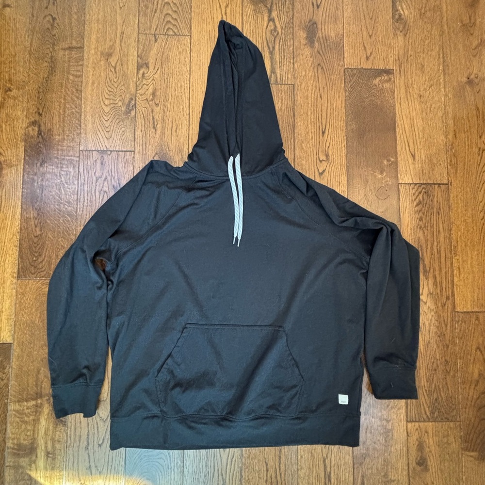 Vuori Black Oversized Hoodie